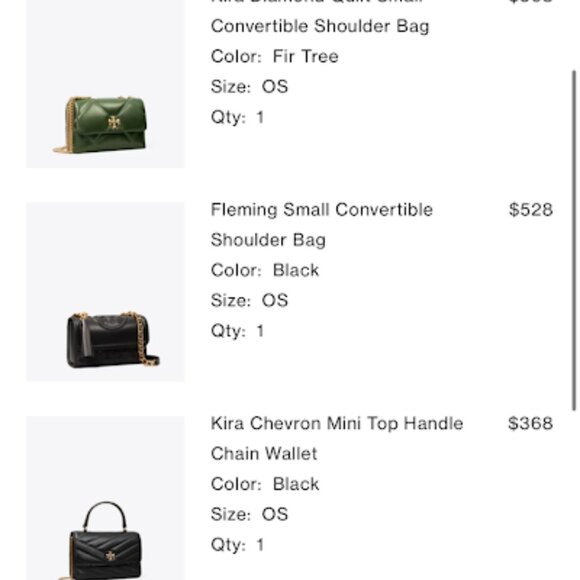 Tory Burch Small Fleming Convertible Shoulder Bag – Black / Pre-owned - Picture 11 of 11